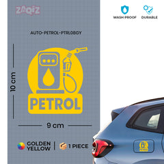 Petrol Only Tank Label for Clear Use