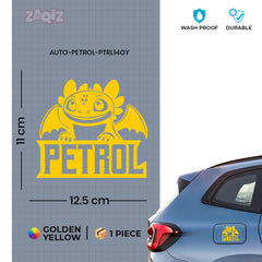 Stylish Petrol Only Sticker for Cars