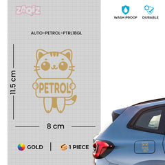 Minimalist Petrol Use Sticker Design
