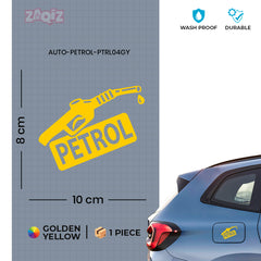 Durable Petrol Only Vinyl Label Decal