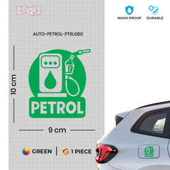 Petrol Only Tank Label for Clear Use