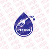 Petrol Only Fuel Tank Label for Cars