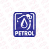 Clear Petrol Use Sticker for Vehicles
