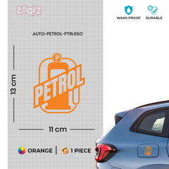 Adhesive Petrol Label for Cars & Bikes