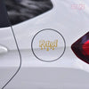 Petrol Fuel Use Caution Sticker Decal