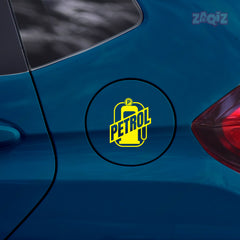 Adhesive Petrol Label for Cars & Bikes