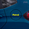 Petrol Only Decal for Clear Instructions