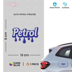Petrol Fuel Use Caution Sticker Decal