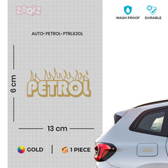 Petrol Sticker for All Weather Safety