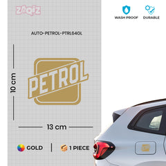 Petrol Safety Sticker for Fuel Tanks