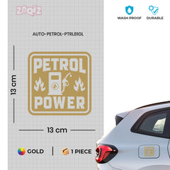 Safe Petrol Use Sticker for All Tanks