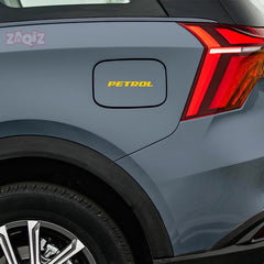 Clear Petrol Fuel Tank Notice Decal