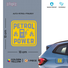 Safe Petrol Use Sticker for All Tanks