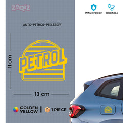 Petrol Only Vinyl Sticker for Fuel Caps