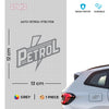Minimalist Petrol Tank Reminder Sticker
