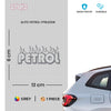Petrol Sticker for All Weather Safety