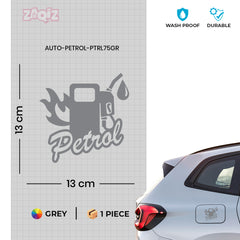 Long-Lasting Petrol Fuel Use Label Decal