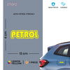 Minimal Design Petrol Use Sticker Label