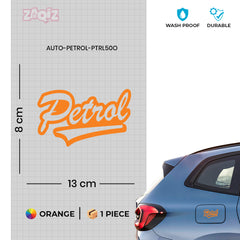 Petrol Fuel Reminder Decal for Vehicles