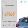 Petrol Sticker for All Weather Safety