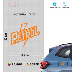 Minimalist Petrol Tank Reminder Sticker
