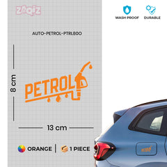 Petrol Safety Notice for Vehicle Caps