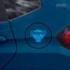 Bright Petrol Label for Vehicle Clarity