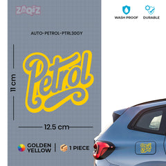 High Adhesion Petrol Use Warning Tag