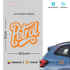 High Adhesion Petrol Use Warning Tag