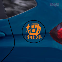 Zaqiz Petrol Only Label Sticker – Compact and Bold Appearance