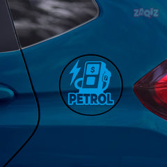 Zaqiz Petrol Only Label Sticker – Compact and Bold Appearance