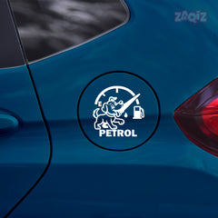Zaqiz Petrol Fuel Cap Sticker – Glossy Finish and Neat Look