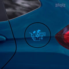 Zaqiz Petrol Sign Vinyl Sticker – Clear and Bold Print Design