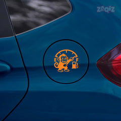 Zaqiz Petrol Word Logo Sticker – Ideal for Fuel Tank Caps