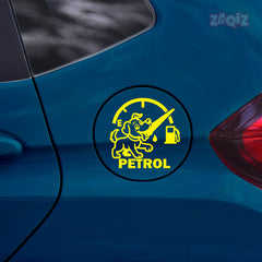 Zaqiz Petrol Fuel Cap Sticker – Glossy Finish and Neat Look