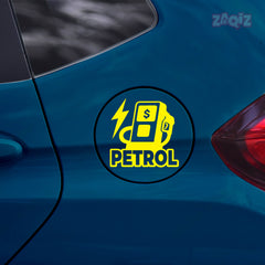 Zaqiz Petrol Only Label Sticker – Compact and Bold Appearance