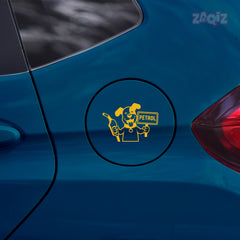 Zaqiz Petrol Sign Vinyl Sticker – Clear and Bold Print Design