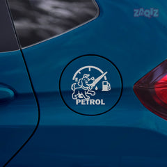 Zaqiz Petrol Fuel Cap Sticker – Glossy Finish and Neat Look