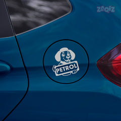 Zaqiz Petrol Fuel Type Identification Sticker – Simple Design
