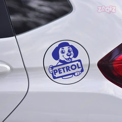 Zaqiz Petrol Fuel Type Identification Sticker – Simple Design