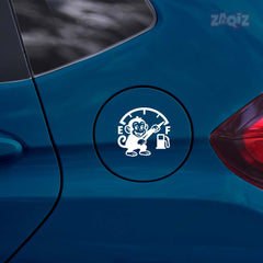 Zaqiz Petrol Word Logo Sticker – Ideal for Fuel Tank Caps