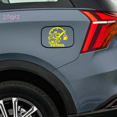 Zaqiz Petrol Fuel Cap Sticker – Glossy Finish and Neat Look