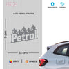 Petrol Use Notice for Vehicle Tanks