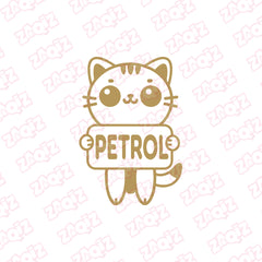 Minimalist Petrol Use Sticker Design