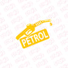 Durable Petrol Only Vinyl Label Decal