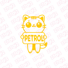 Minimalist Petrol Use Sticker Design