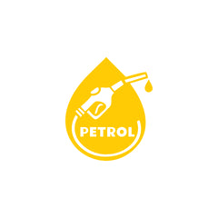 Bright Petrol Label for Vehicle Clarity
