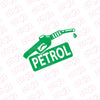 Durable Petrol Only Vinyl Label Decal
