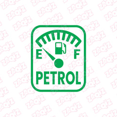 Petrol Fuel Warning Sticker for Tanks