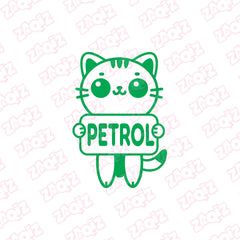 Minimalist Petrol Use Sticker Design